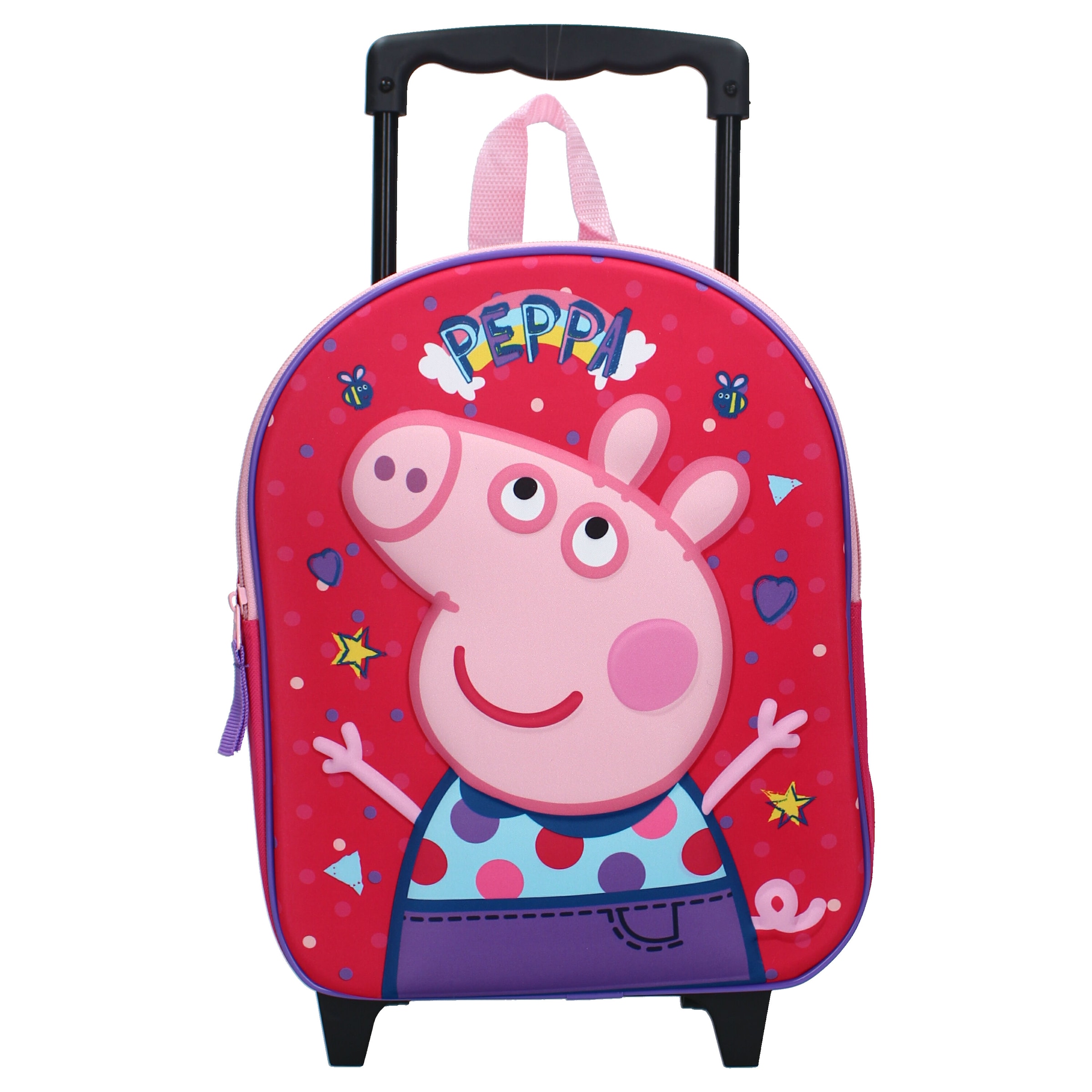 VADOBAG Trolley 'Peppa Friends Around Town (3D)' in Rot: Vorderseite