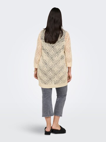 Cardigan 'CARWisty' ONLY Carmakoma en beige
