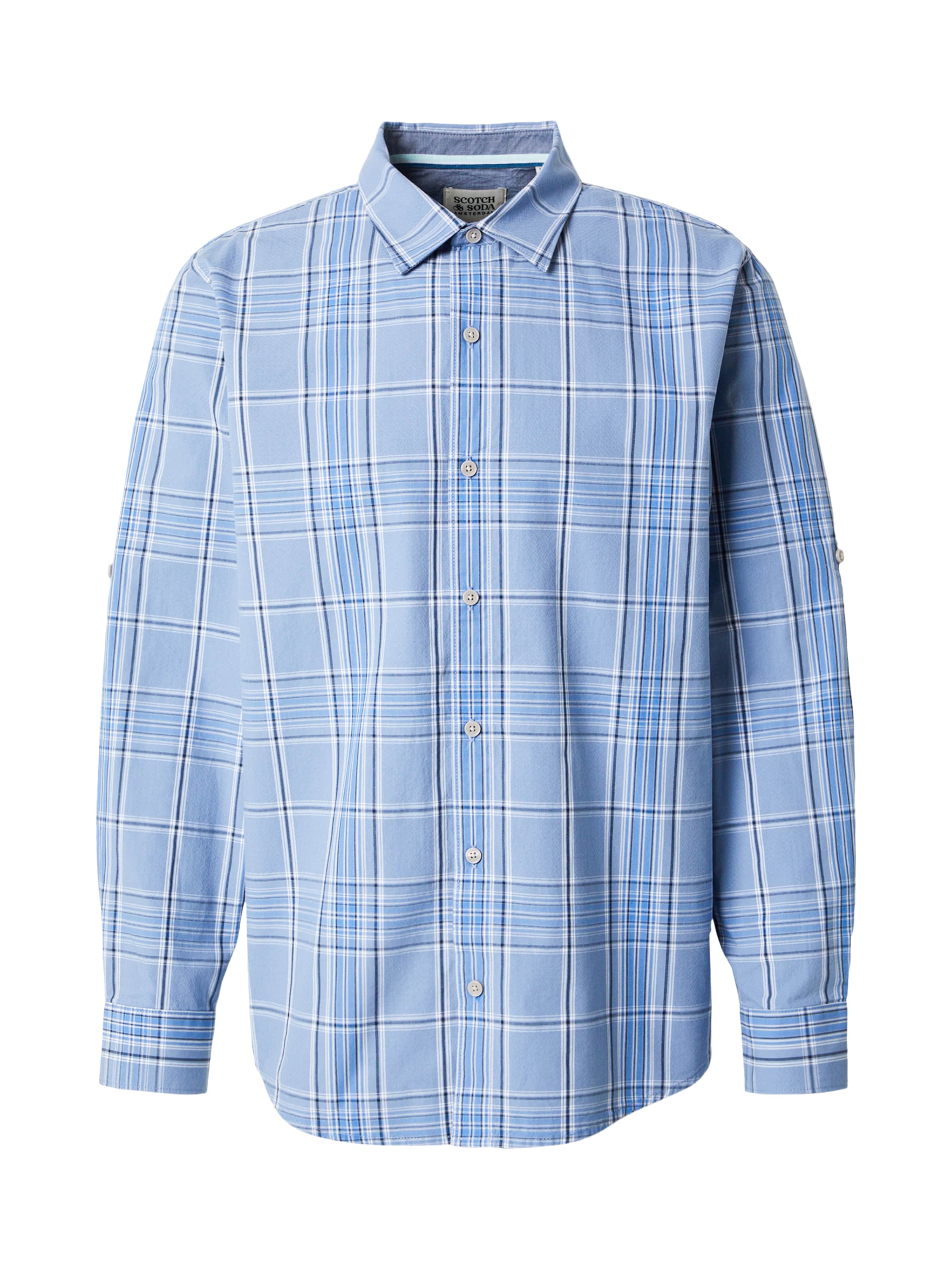 SCOTCH & SODA Regular Fit Hemd in Blau: Vorderseite