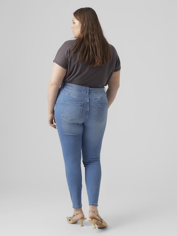 Vero Moda Curve Skinny Jeans 'Sophia' in Blue