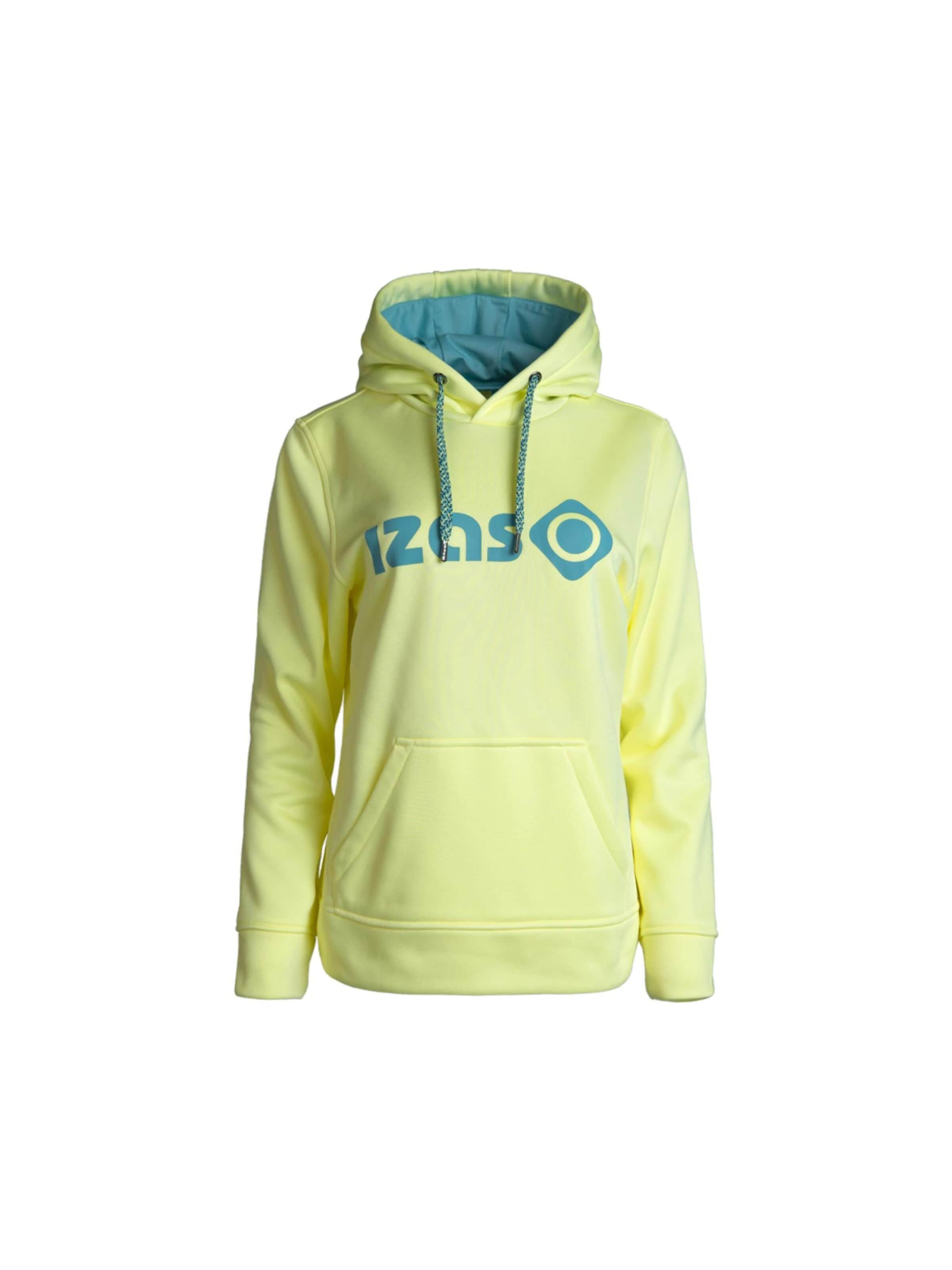 Sweat de sport Izas en jaune : devant