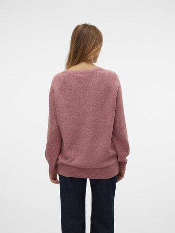 Pull-over 'LEAF' VERO MODA en rouge