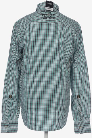 CAMP DAVID Button Up Shirt in L in Green