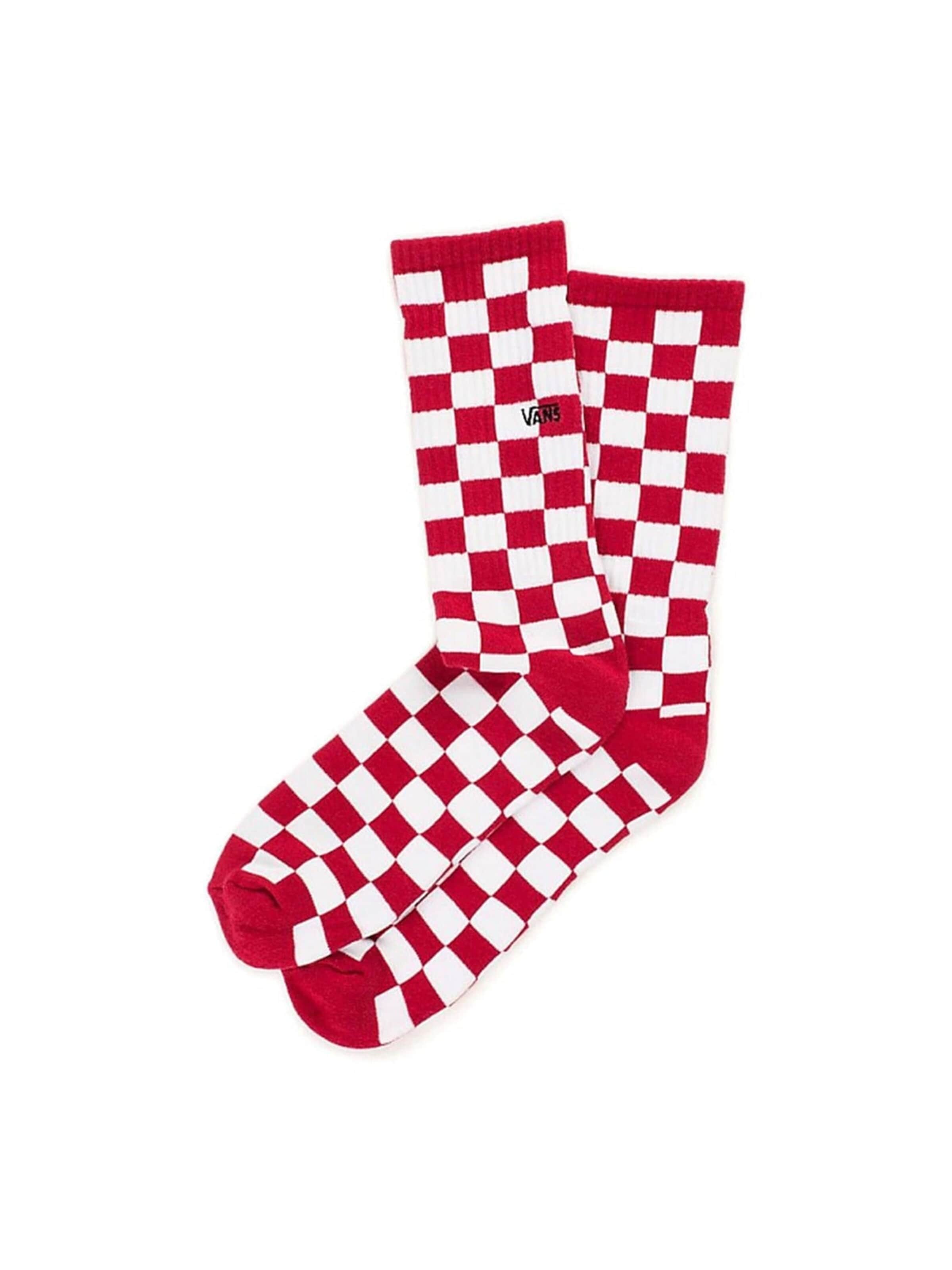 VANS Socks in Red: front
