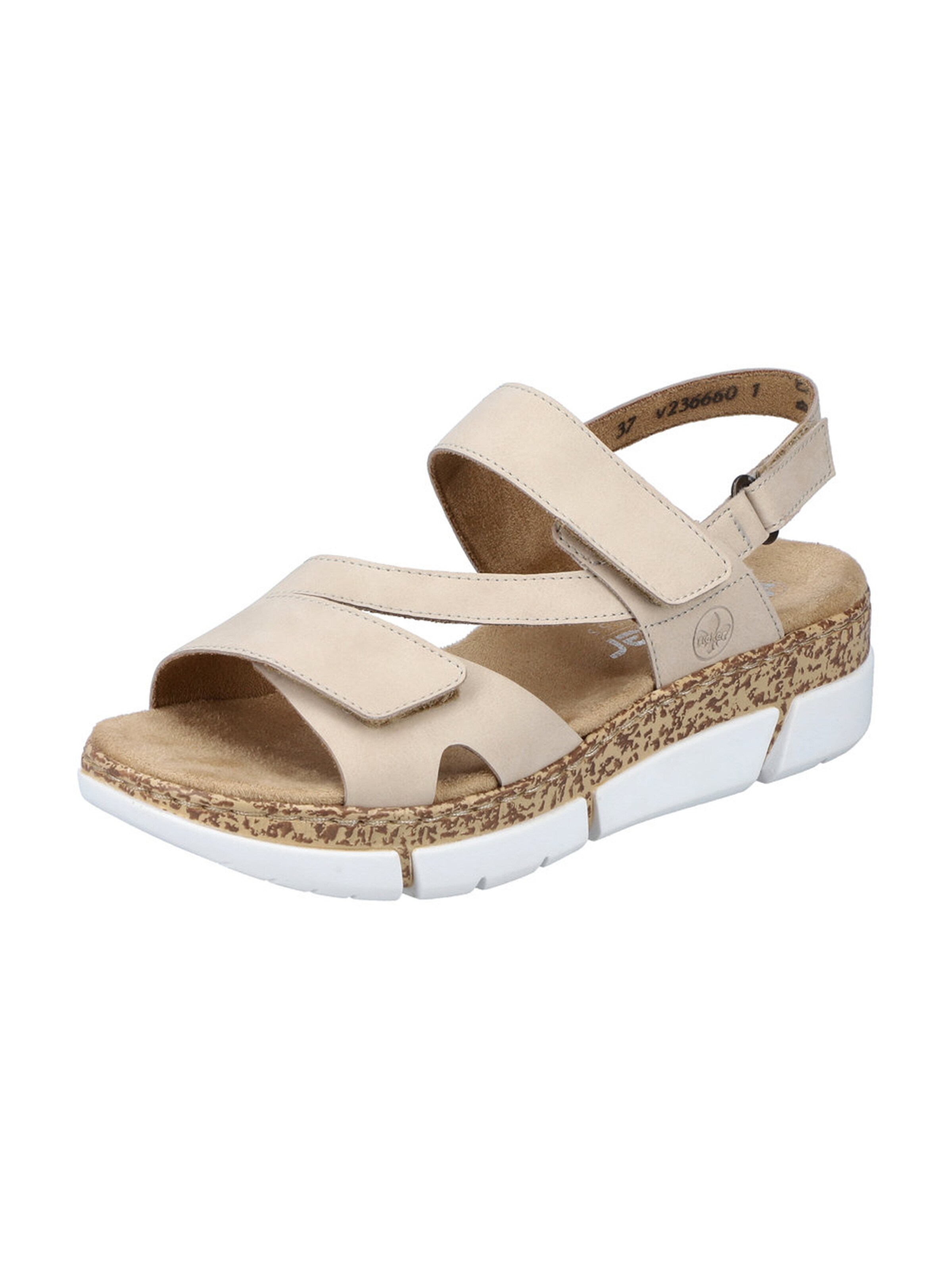Rieker Sandal in Beige: front