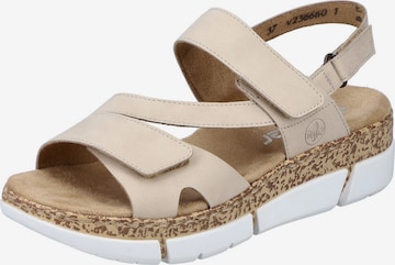 Rieker Sandals in Beige: front