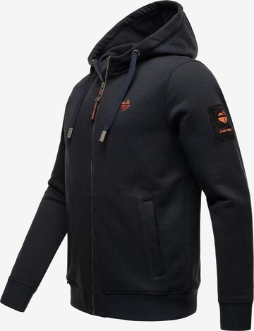 STONE HARBOUR Zip-Up Hoodie 'Billy Joy' in Blue