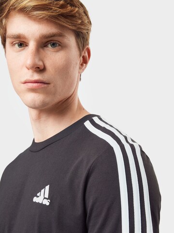 ADIDAS SPORTSWEAR Sportshirt 'Essentials 3-Stripes' in Schwarz