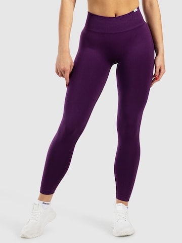 Coupe slim Leggings Smilodox en violet : devant