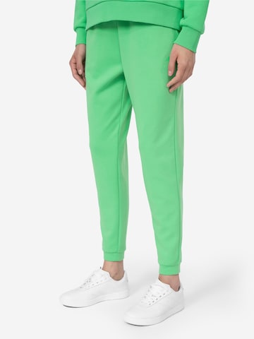 Regular Pantalon de sport 4F en vert : devant