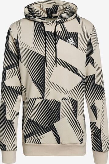 ADIDAS PERFORMANCE Sweat de sport en beige / noir, Vue avec produit