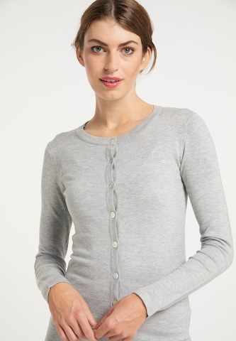 usha BLACK LABEL Knit cardigan in Grey