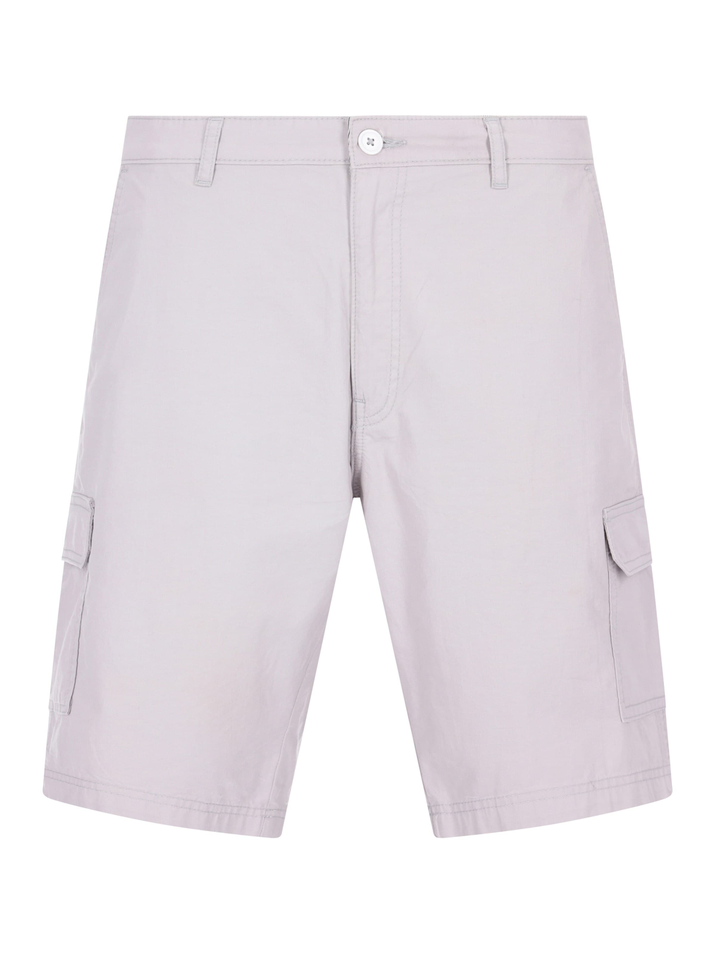 HAJO Pants 'elastische Bermudashort mit Cargotaschen' in Silver: front