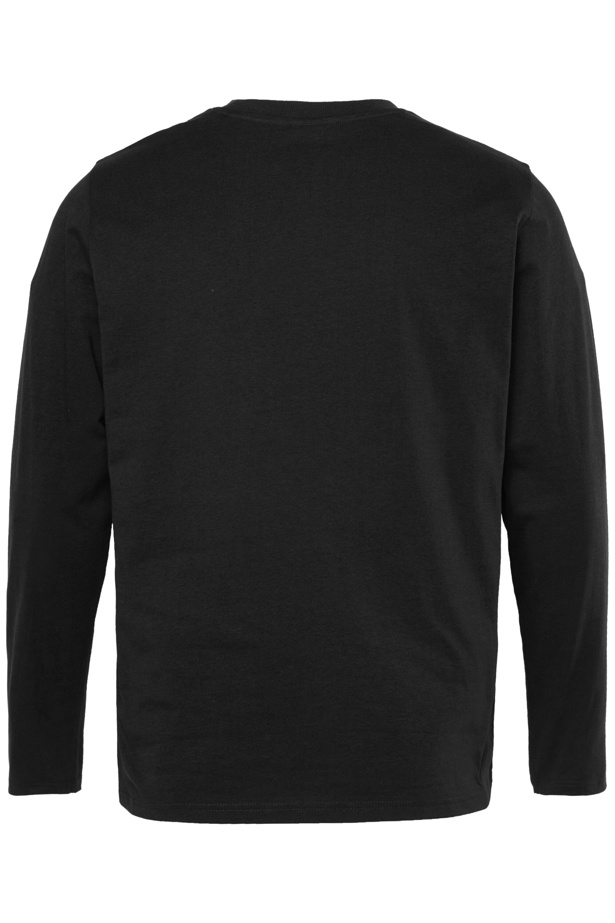 Men Plus Shirt in Zwart