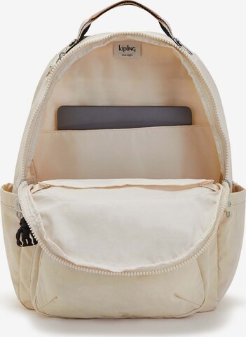 KIPLING - Mochila 'Seoul' en blanco