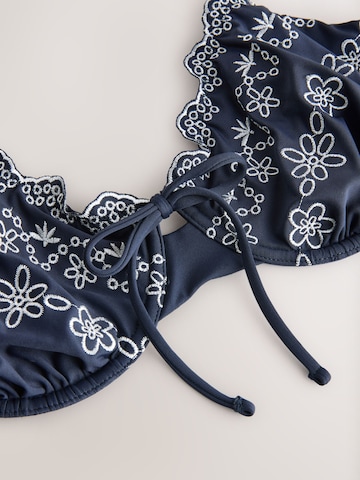 Next Klassisch Bikinitop in Blau