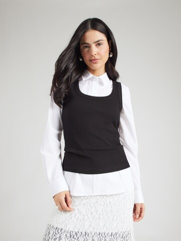 TOPSHOP Top 'HONEY' – černá: přední strana