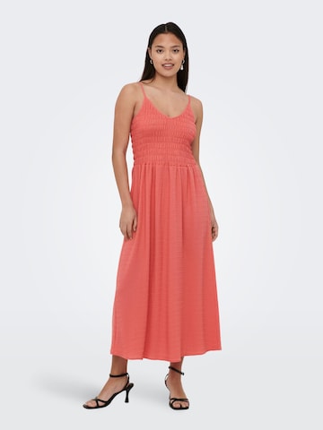 JDY Summer Dress 'MERLE' in Orange