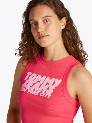 Tommy Jeans - Top en rojo