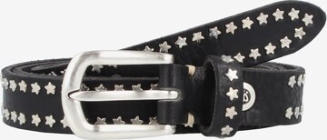 Ceinture 'Stina' b.belt Handmade in Germany en noir : devant