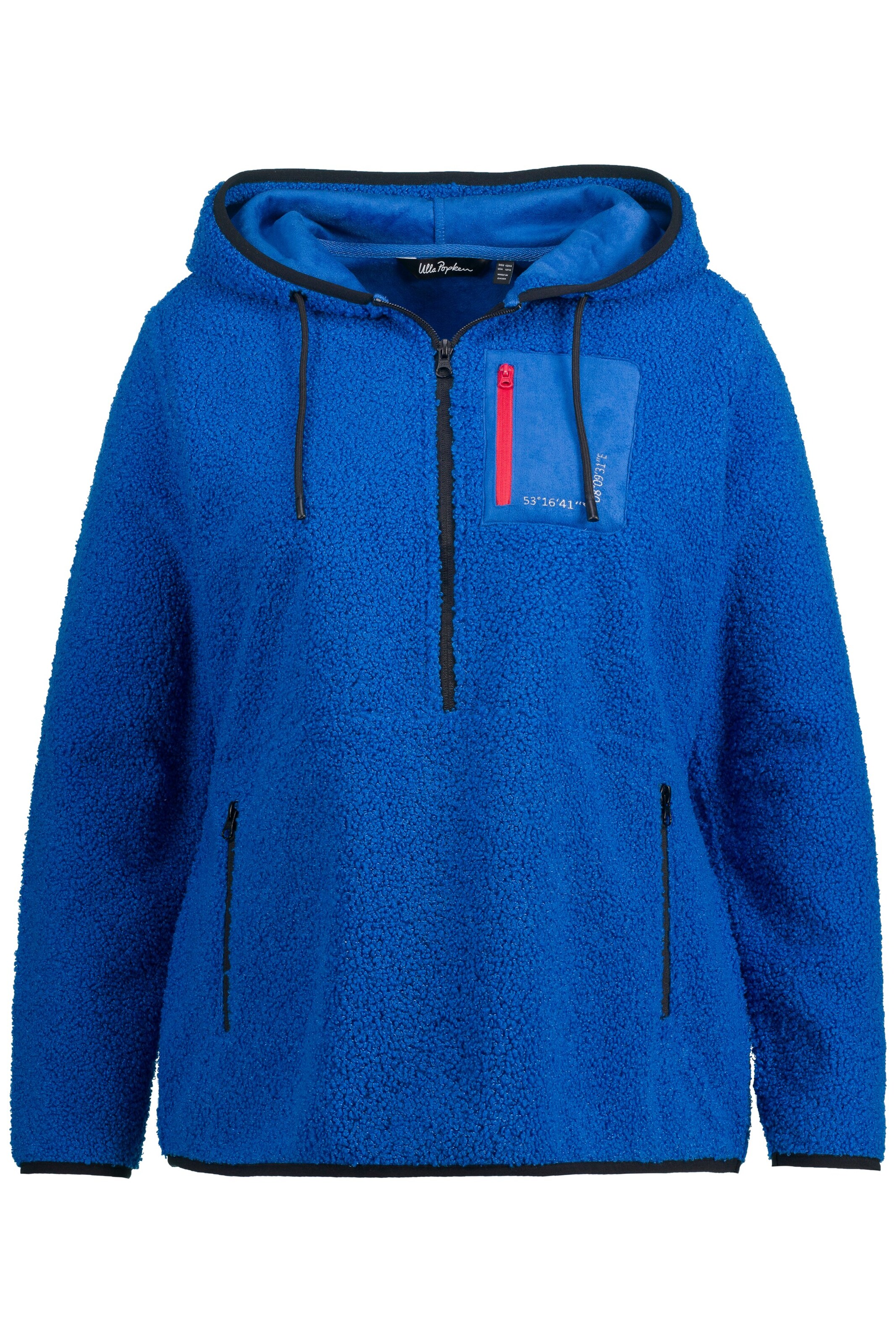 Ulla Popken Sweatshirt in Blue: front