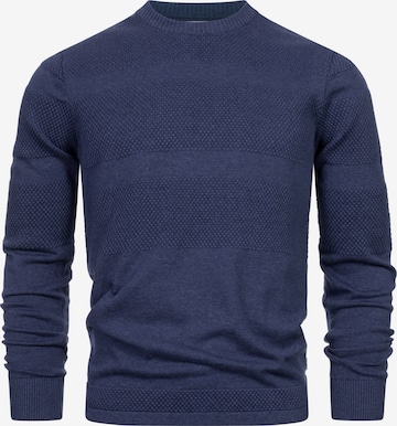 Kronstadt Sweater 'Hannes' in Blue: front
