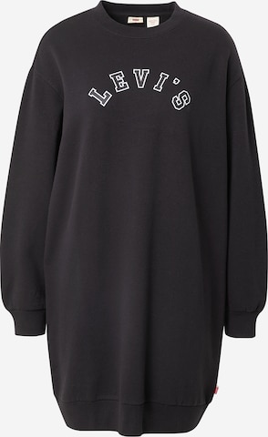 LEVI'S ® Klänning 'Yuna Sweatshirt Dress' i svart: framsida