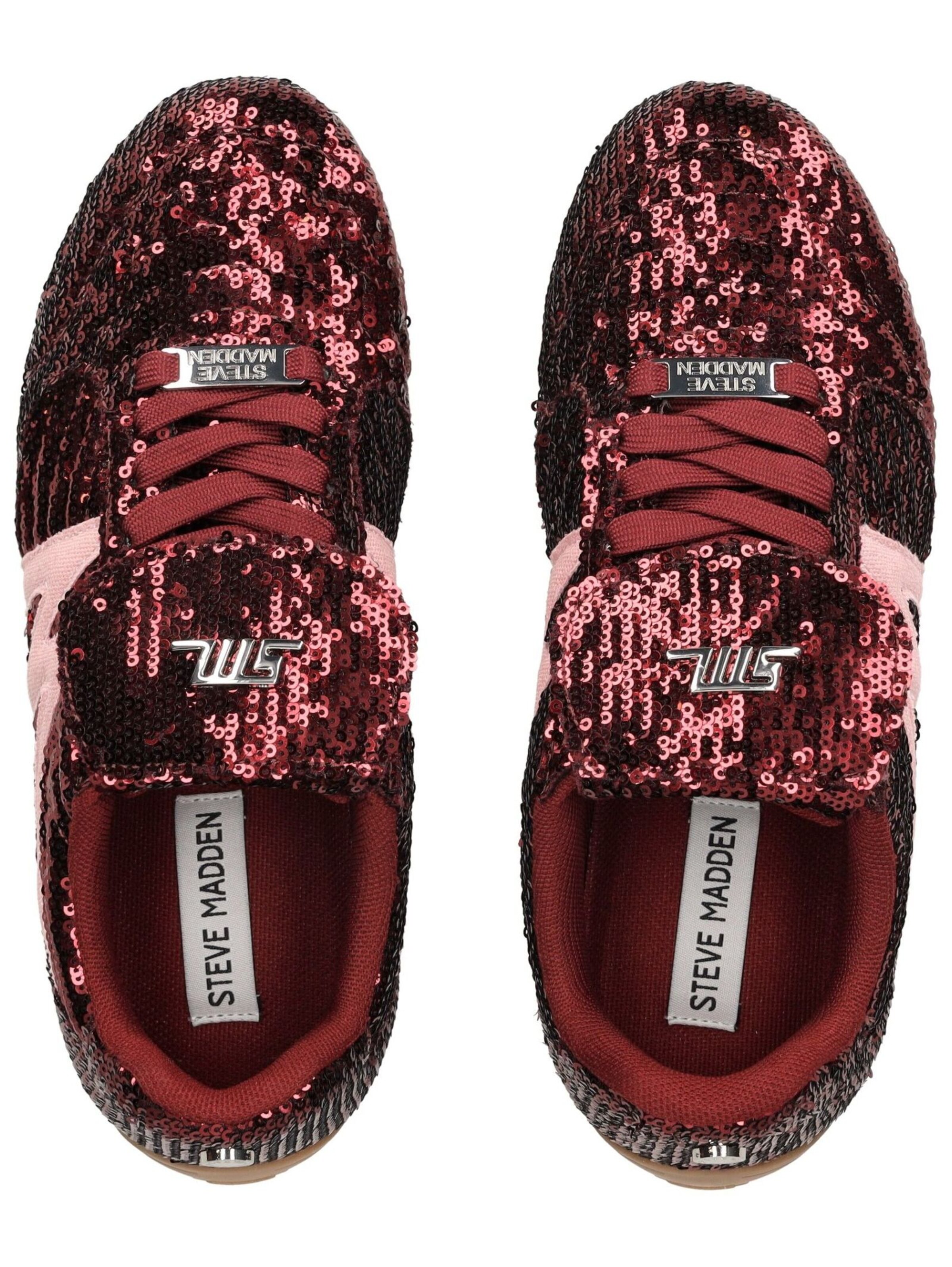 Baskets basses STEVE MADDEN en rouge