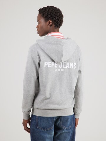 Veste de survêtement 'DENSITY' Pepe Jeans en gris : devant