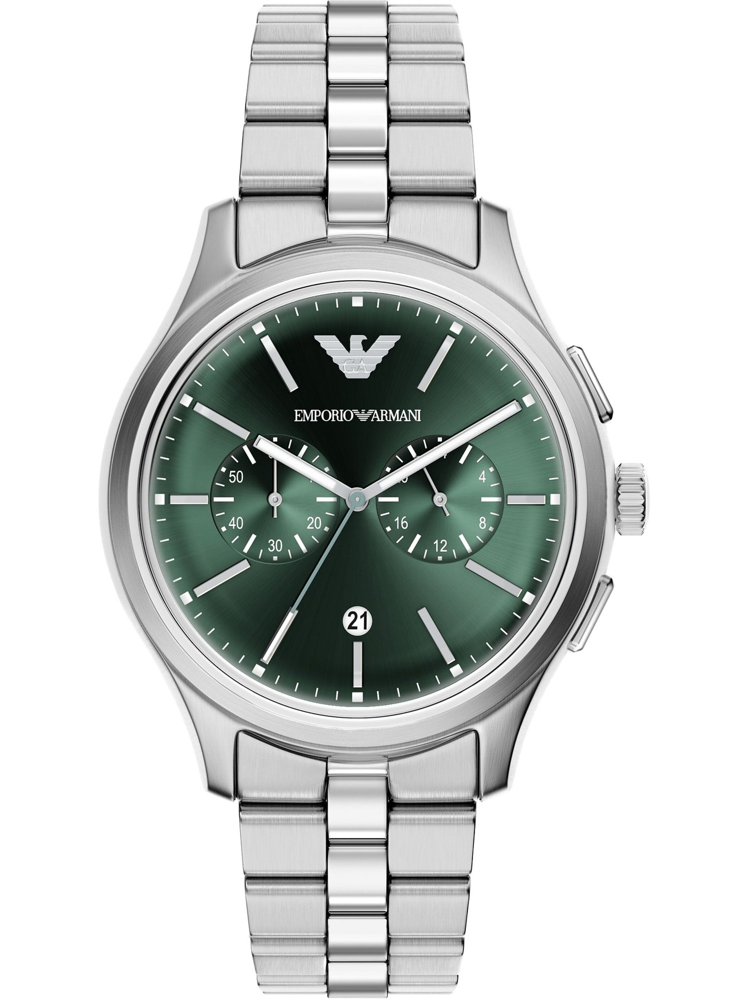 Emporio Armani Analog Watch in Silver: front