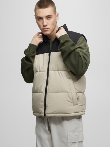 Pull&Bear Weste in Weiß: Vorderseite