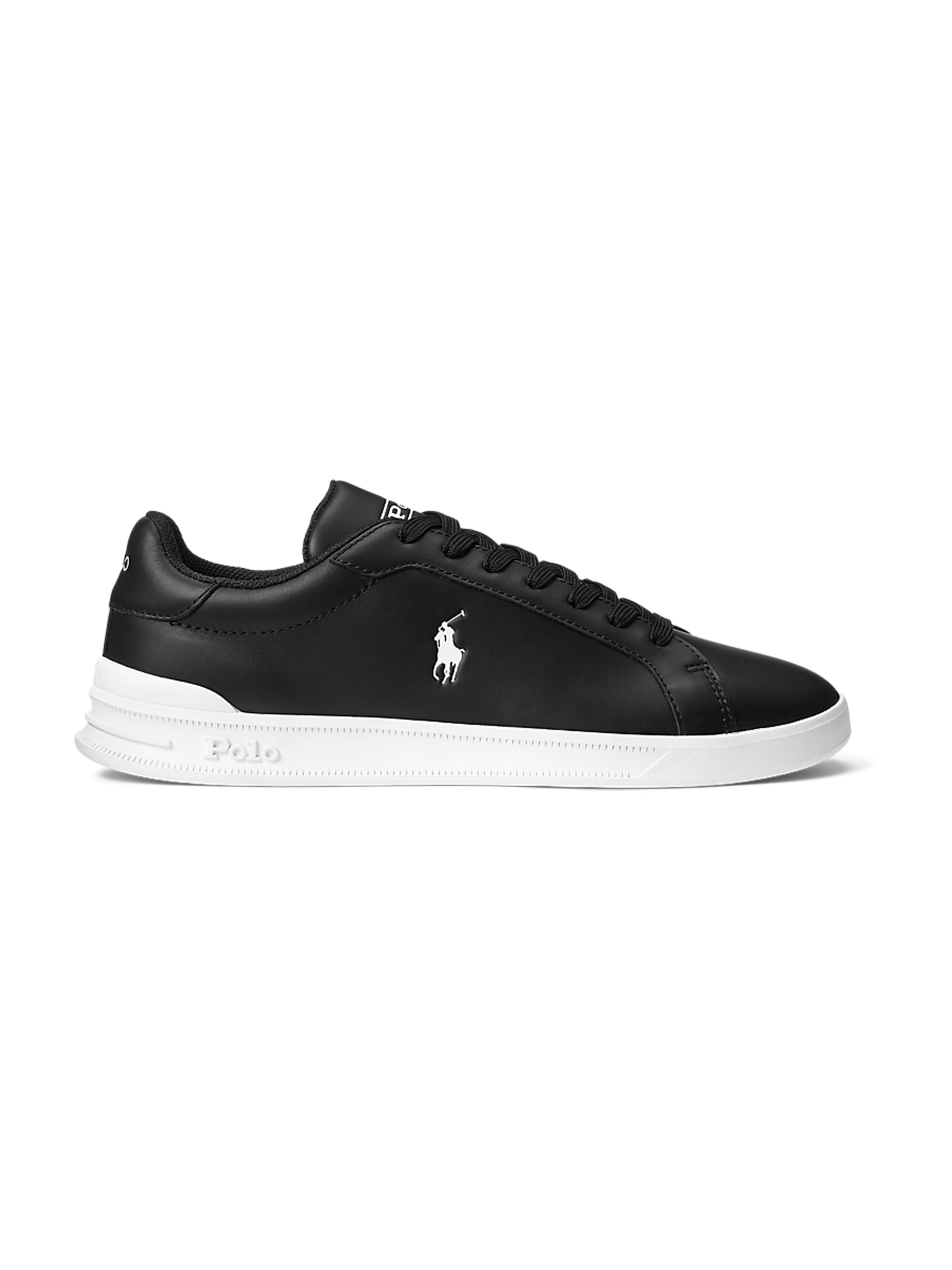 Polo Ralph Lauren Sneakers laag 'HRT CT II-SNEAKERS-HIGH TOP LA' in Zwart