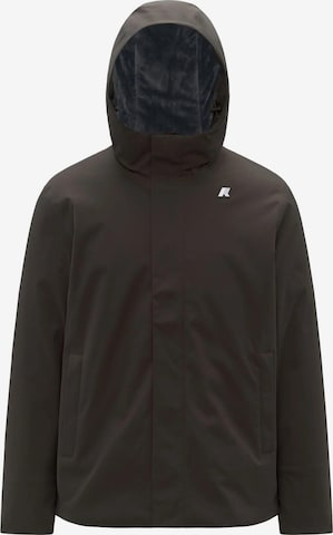 K-Way Winter Jacket in Brown: front