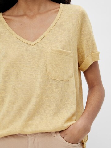 T-shirt 'Tessi' OBJECT en jaune