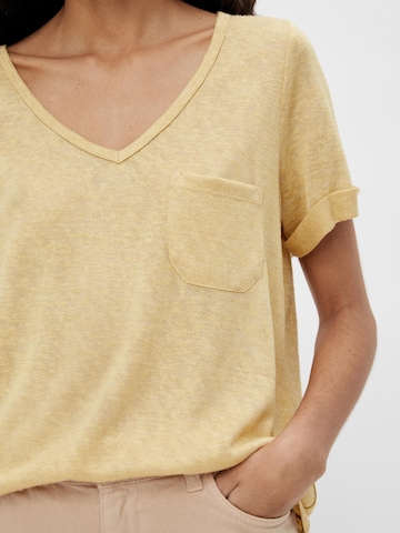 OBJECT T-shirt 'Tessi' i gul