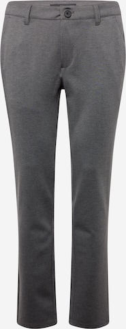 Pantalon chino 'Bhlangford' BLEND en gris : devant