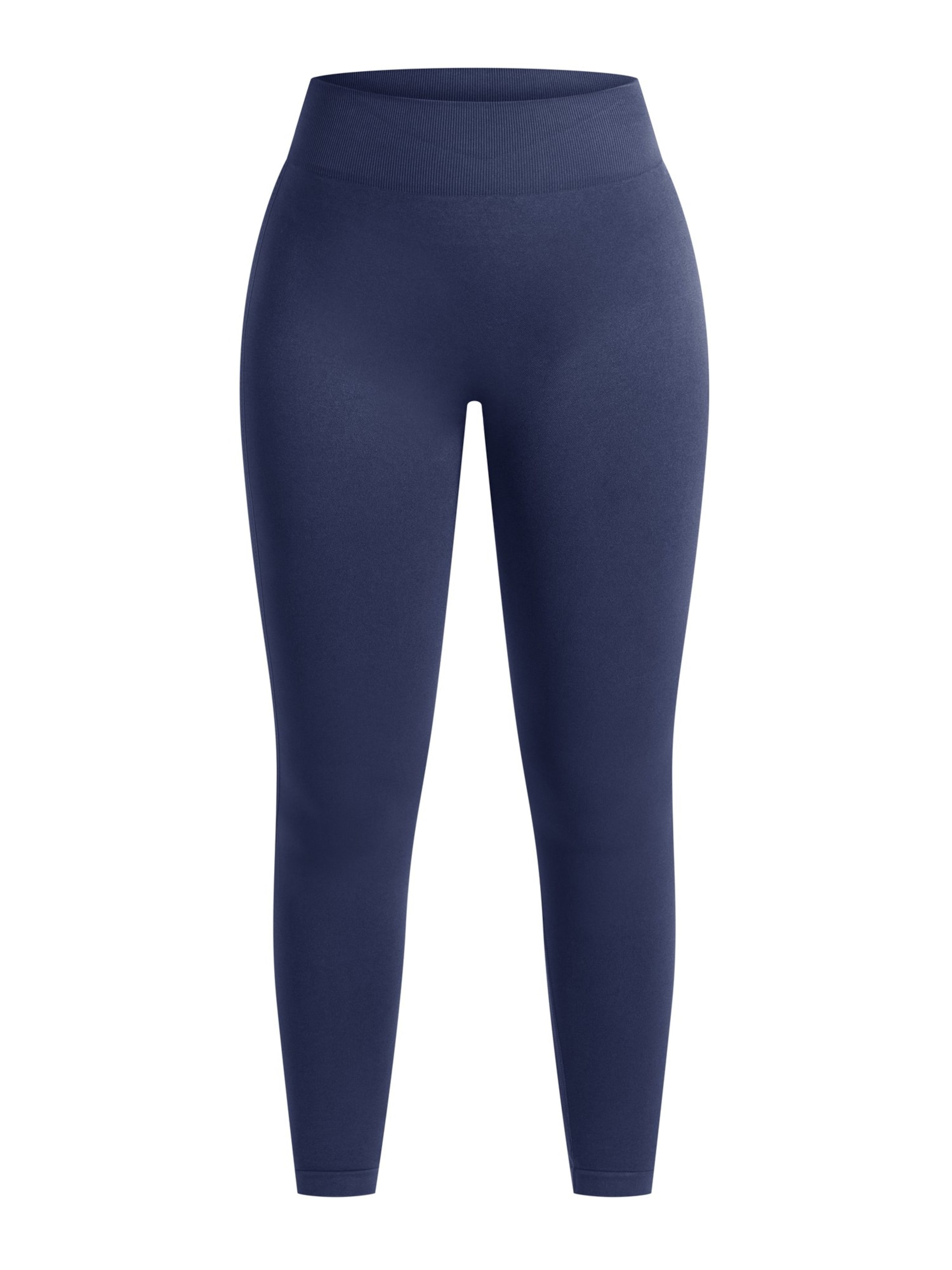 Smilodox Cetrina Seamless Scrunch Leggings in Blau: Vorderseite