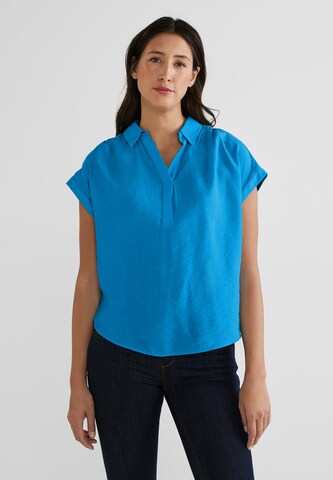 Camicia da donna di STREET ONE in blu: frontale