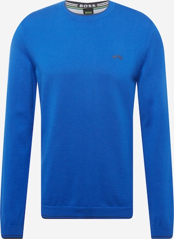 BOSS Green - Pullover 'Ritom' em azul: frente