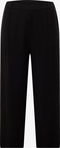 Guido Maria Kretschmer Curvy Regular Pleat-front trousers 'Godja' in Black: front