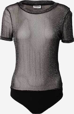 Noisy may - Body camiseta 'SHIMMY' en negro: frente