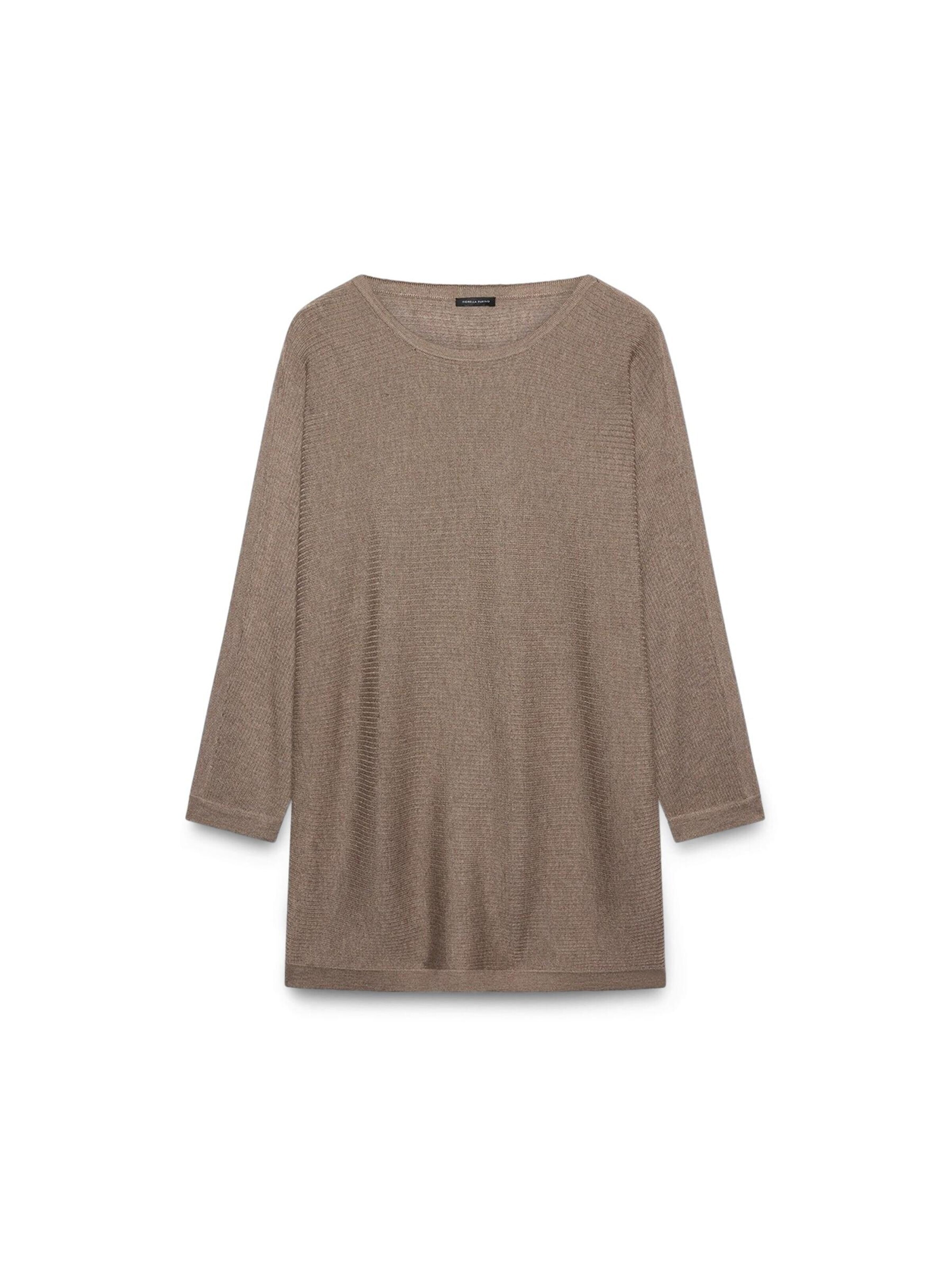 Pull-over Fiorella Rubino en beige : devant