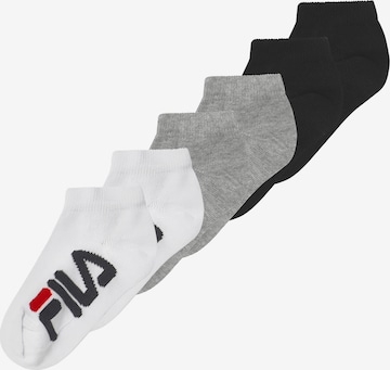 FILA Къси чорапи в сиво: отпред