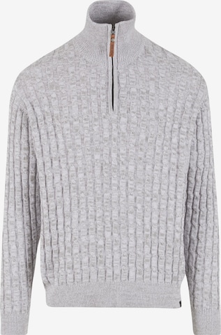 Pull-over 'Rufus' INDICODE JEANS en gris : devant