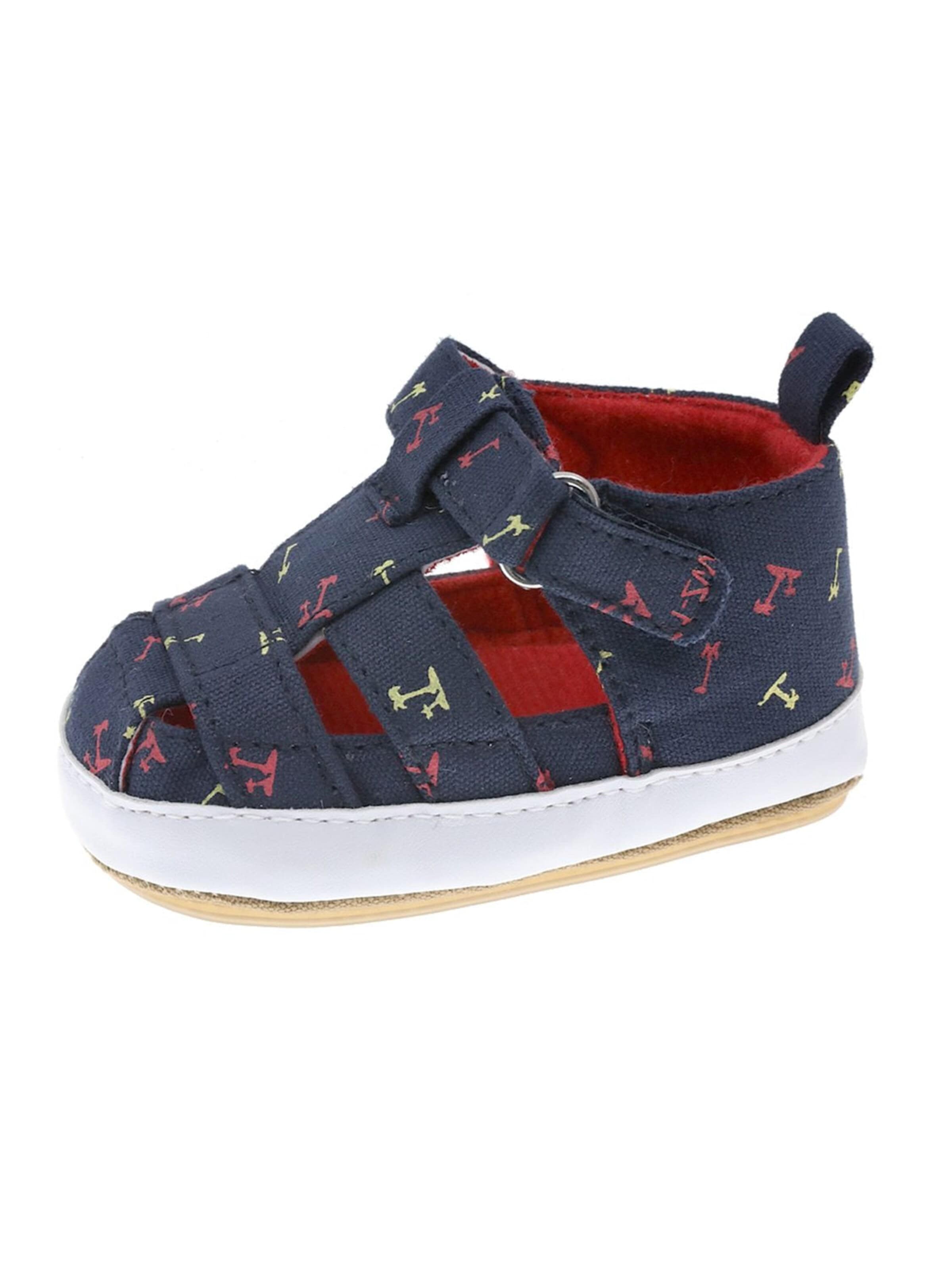 Beppi First-Step Shoes 'Babuche' in Blue: front