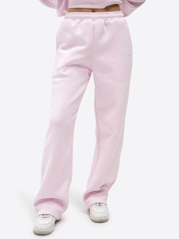 TATES Wide leg Workout Pants in Pink