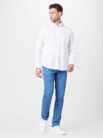 FYNCH-HATTON Regular fit Button Up Shirt in White