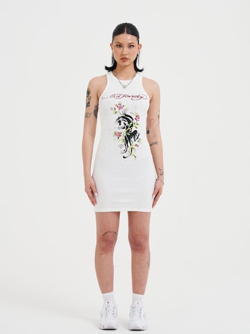 Ed Hardy Kokerjurk in Wit: voorkant