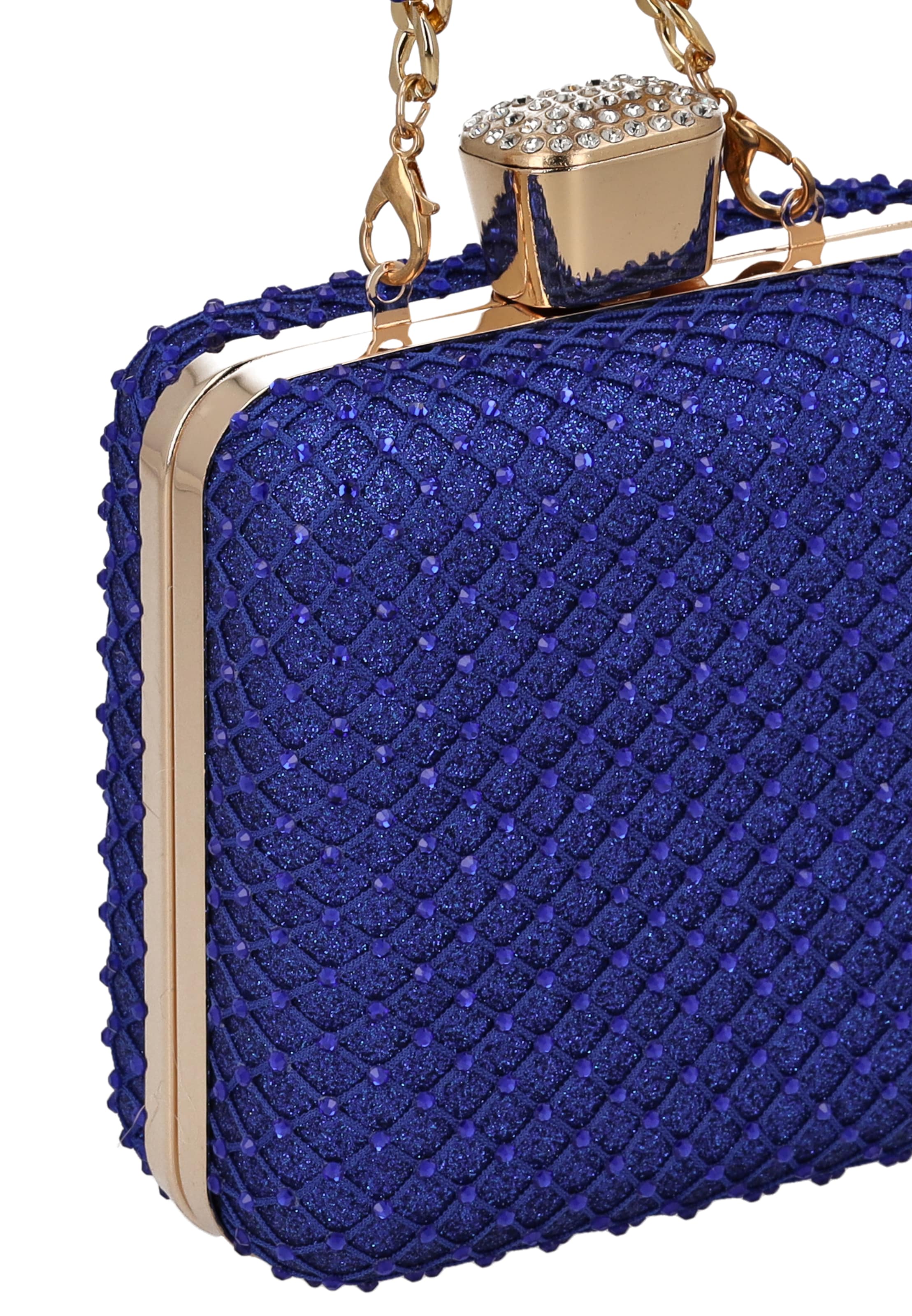 faina - Bolso de noche en azul