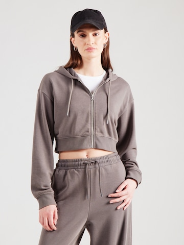 ABOUT YOU Sweatvest 'Jolin' in Grijs: voorkant